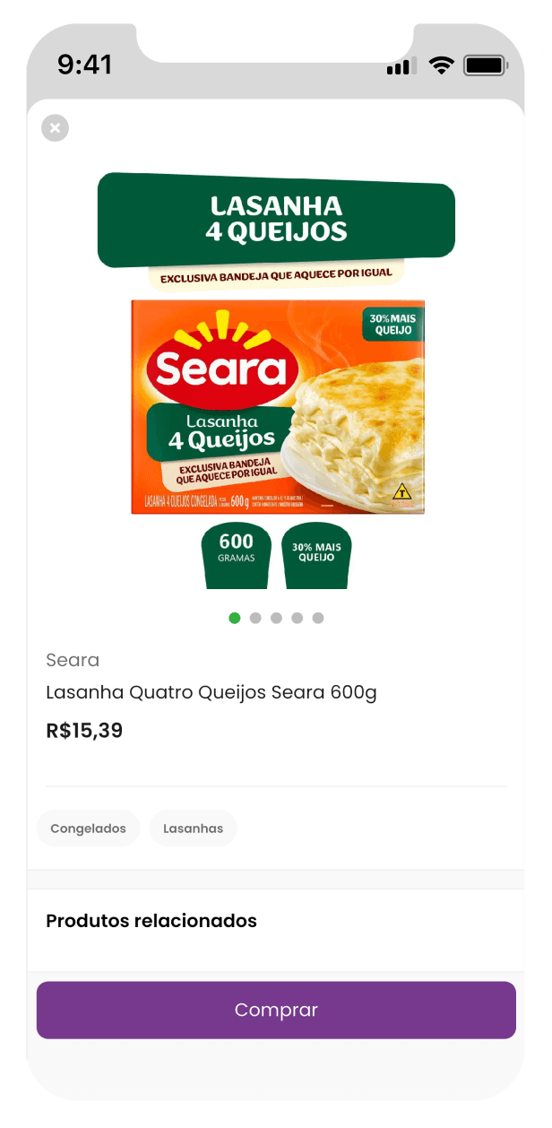 App Instabuy no celular